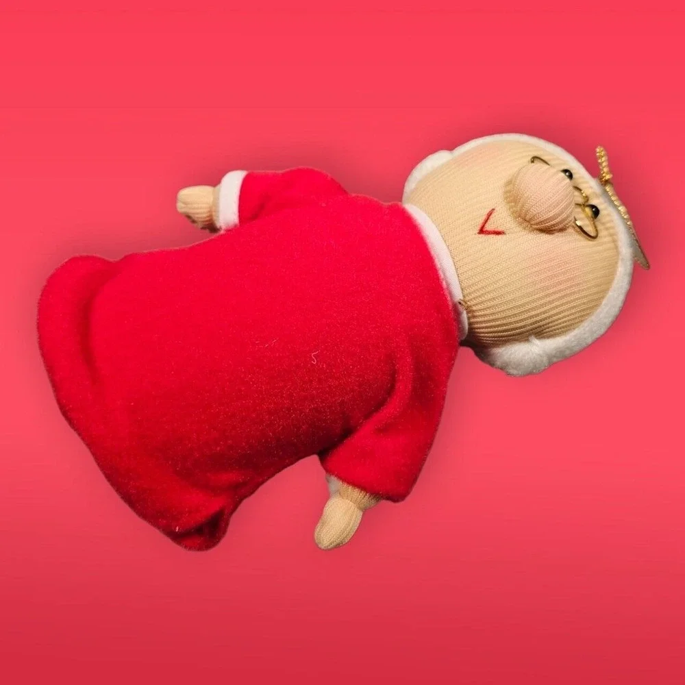 Vintage Avon Mrs. Claus Christmas‎ Ornament Soft Sculpture